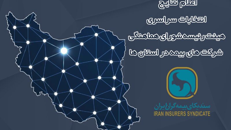 دومین دوره انتخابات سراسری هیئت رئیسه شورای هماهنگی شرکت‌های بیمه در استان‌ها به صورت آنلاین توسط سندیکای بیمه‌گران ایران برگزار شد.